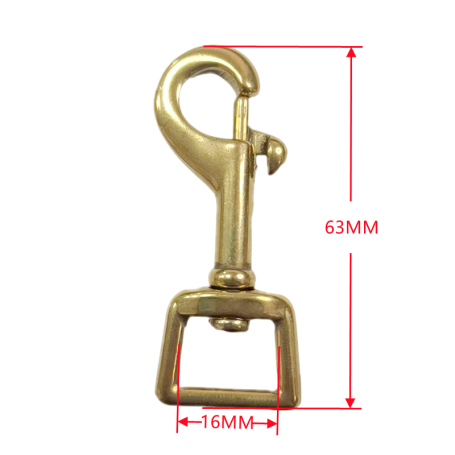 Classic Rectangular-Loop Swivel Snap — JOVA-WEB-019