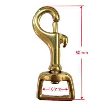 Compact Rectangular-Tail Swivel Snap — JOVA-WEB-020